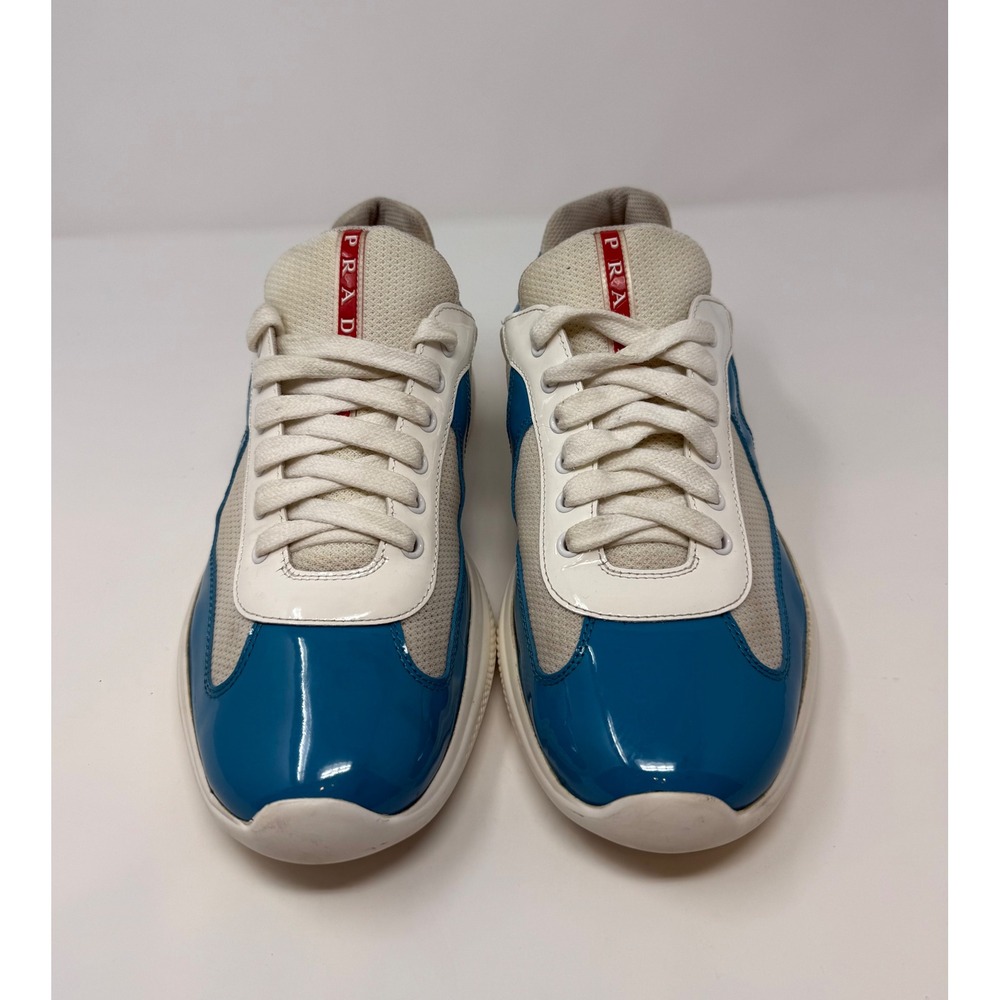Prada Americas Cup Sneaker Light Blue Size 9 US 8 Prada - Picture 2 of 8